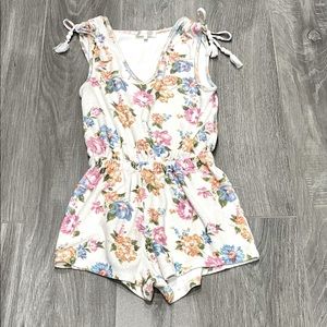 COPY - NWOT LoveShackFancy Bascom floral romper - XS